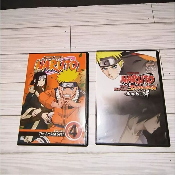 SHONEN JUMP - Naruto Shippuden Bonds The Movie & The Broken Seal Vol. 4 DVD Set - Picture 2 of 7